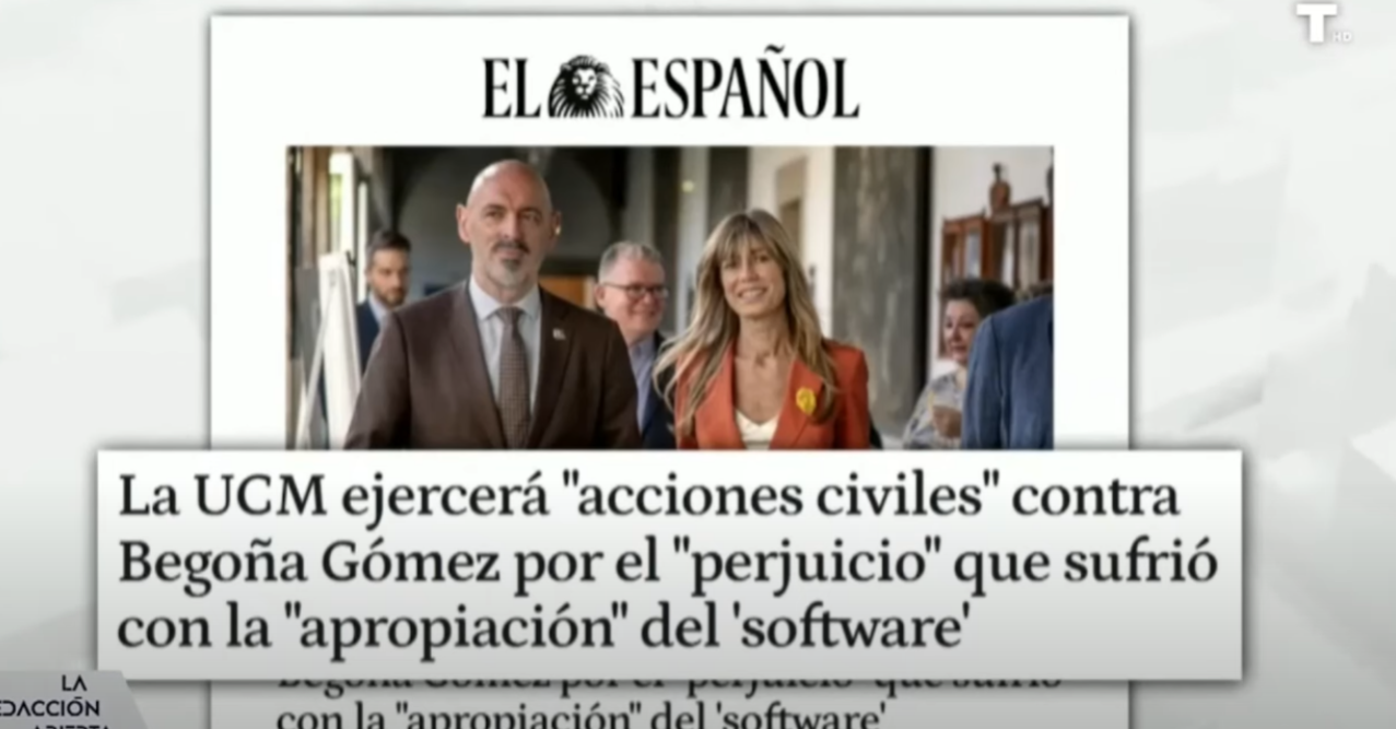 La Complutense se enfrenta a Begoña Gómez por un posible perjuicio económico
