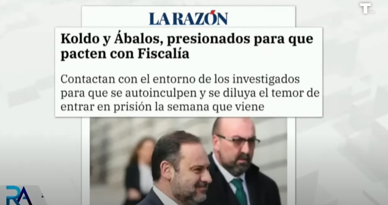 Ábalos y Koldo, al borde de cantar por no ir a prisión
