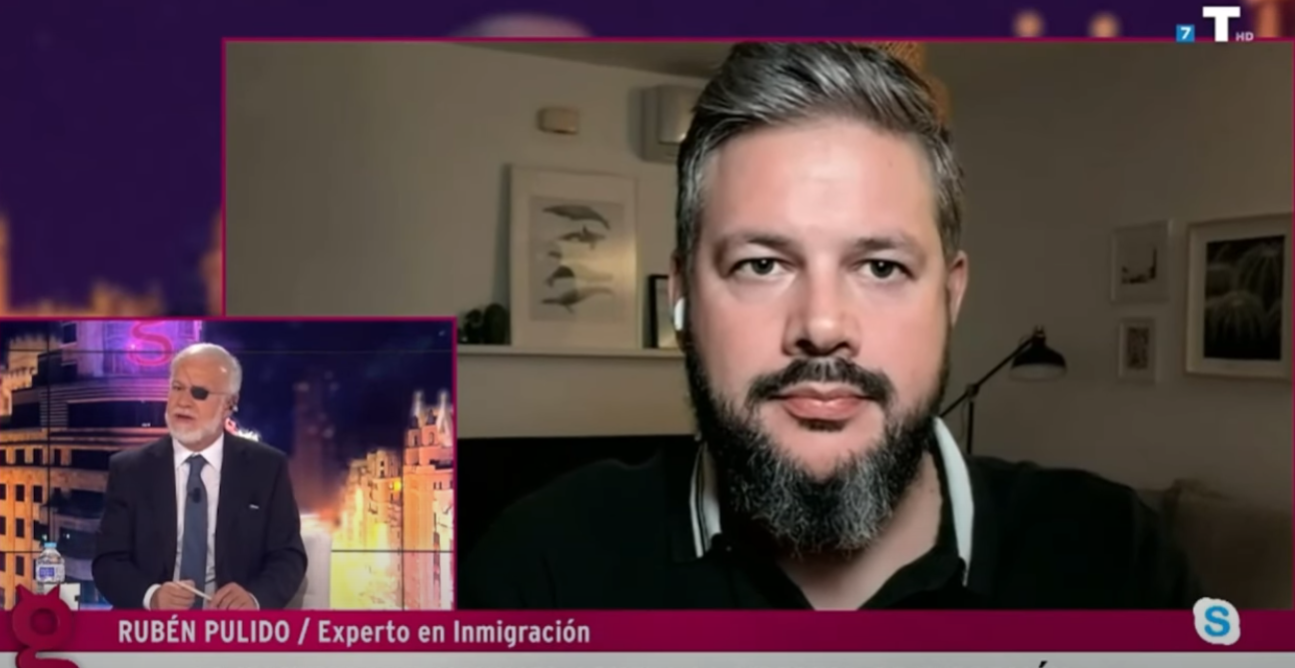 Rubén Pulido acusado de “odio” por mostrar datos oficiales sobre la inmigración ilegal