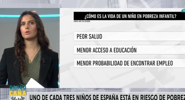 En España, uno de cada tres niños está en riesgo de pobreza