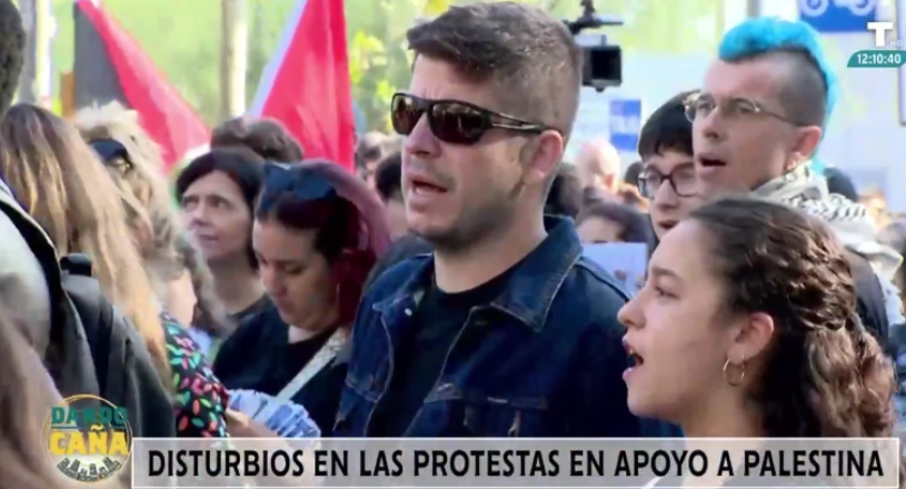 BRUTALES y VIOLENTOS disturbios en protestas pro-Hamás en Valencia y Barcelona