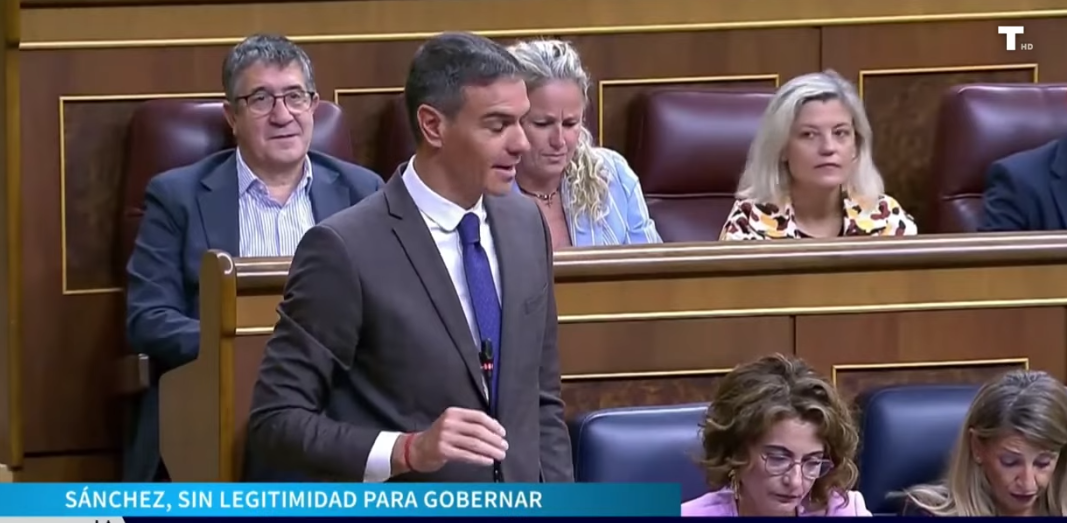 Sánchez sin legitimidad para gobernar, sin mayoría, sin Presupuestos y sin confianza