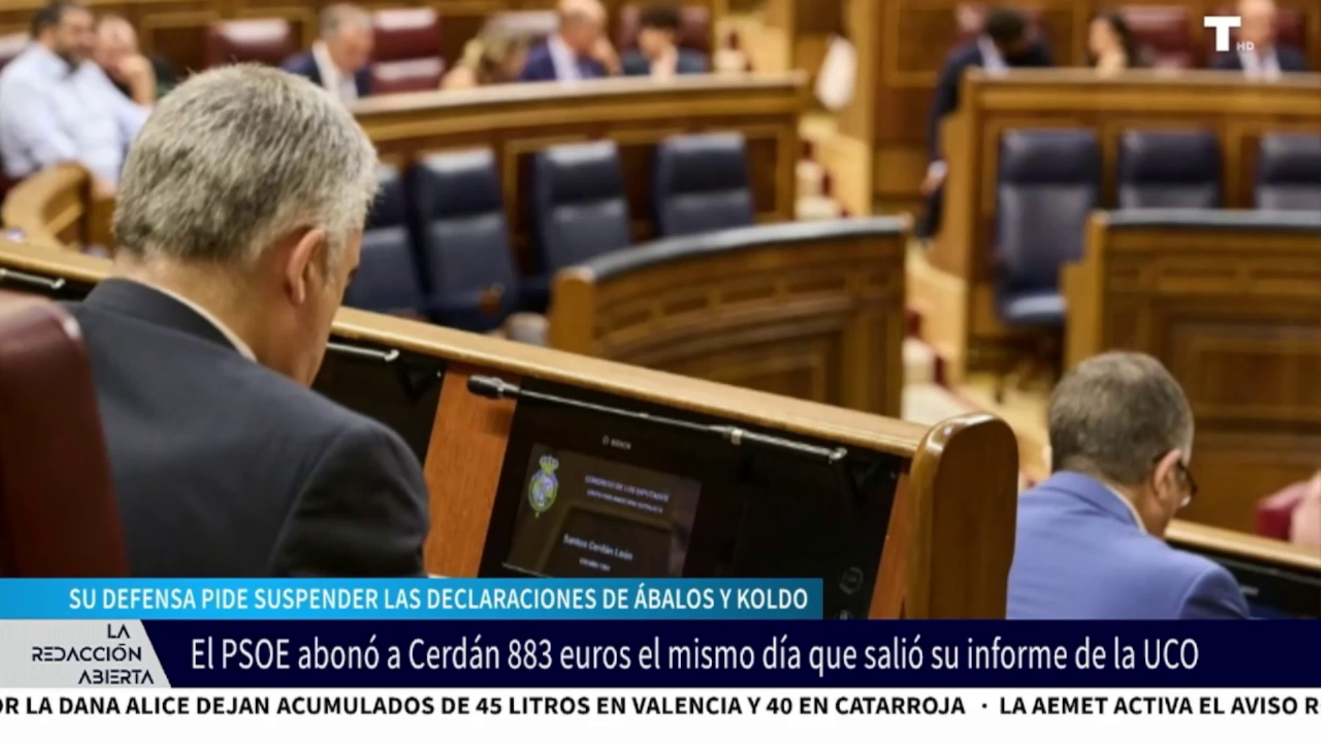 El PSOE abonó casi 1.000 € a Cerdán el día de su dimisión