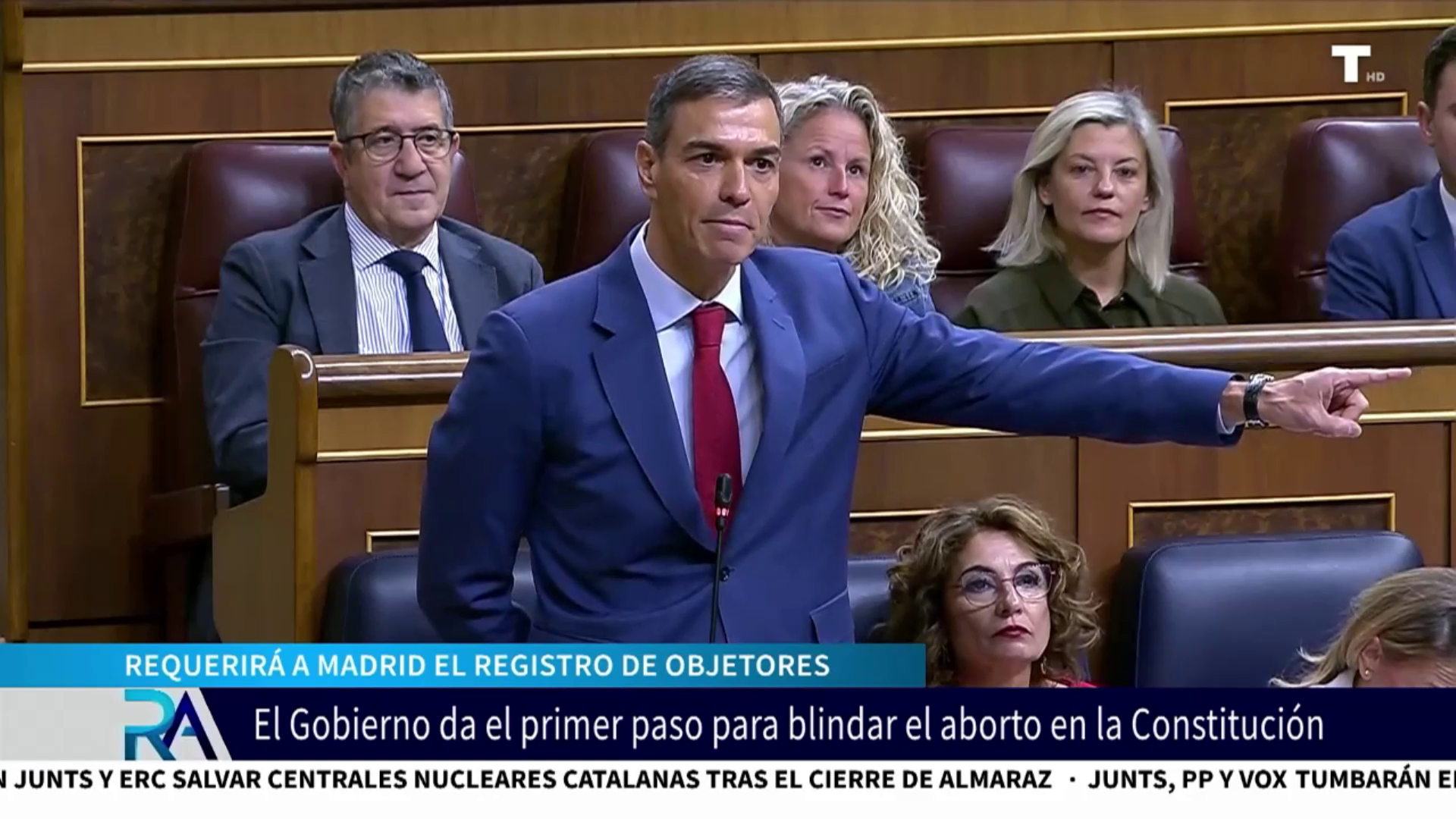 Sánchez inicia los trámites para blindar el aborto en la Constitución sin apoyos