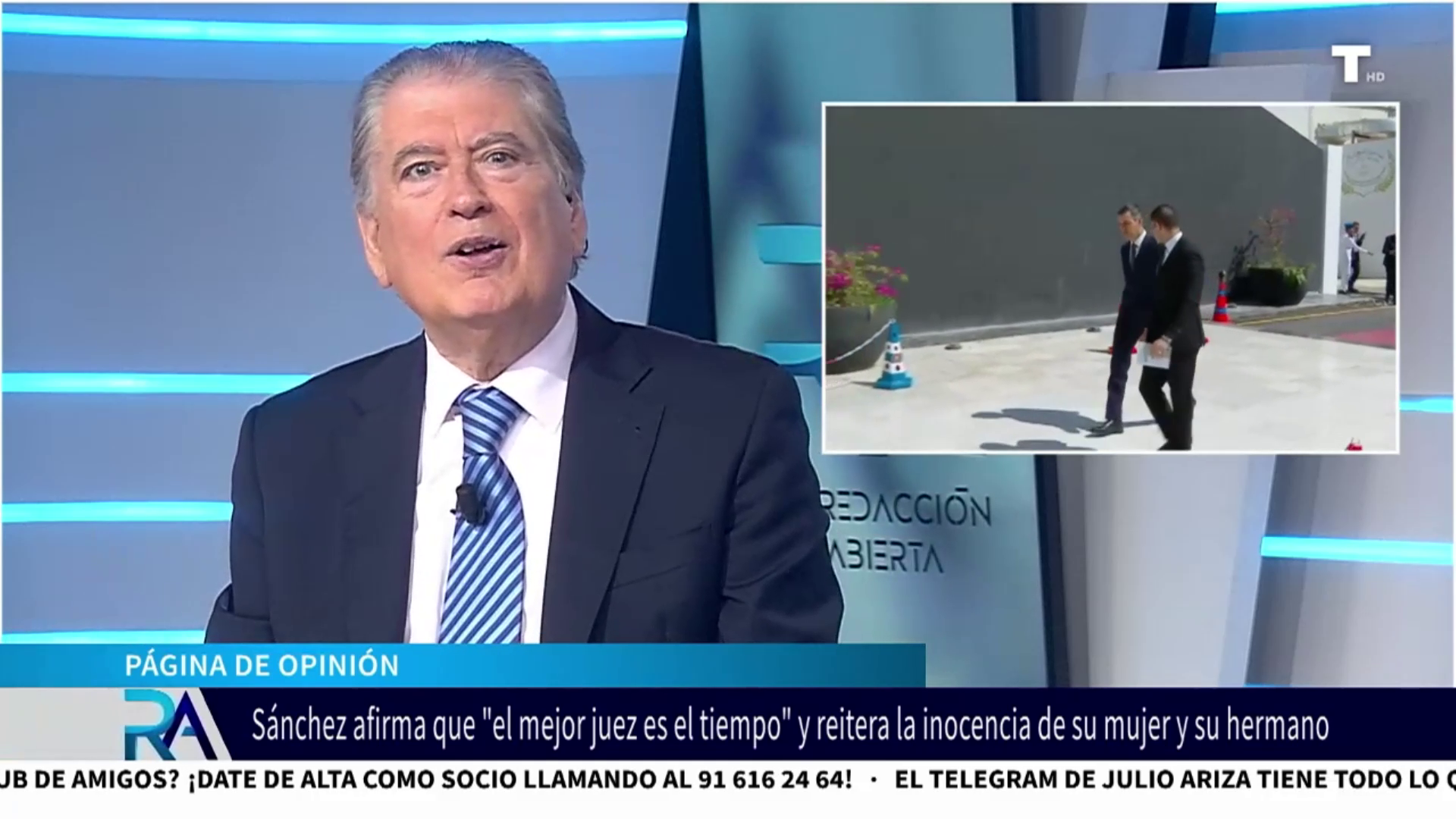  «Peinado es el mejor juez y ha aguantado como un titán» Sánchez, defensor de la verdad tras su atropello a los jueces de su mujer y hermano