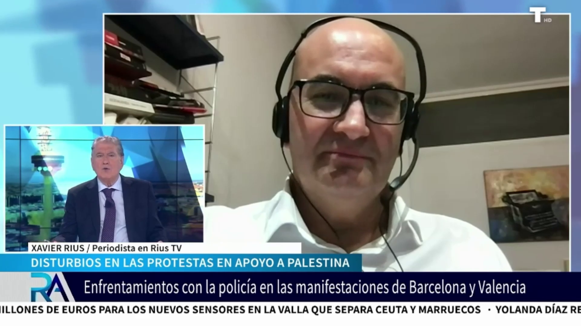 VIOLENTAS PROTESTAS EN BARCELONA. Xavier Rius: «Hubo un caos impresionante y fastidiaron a los trabajadores»