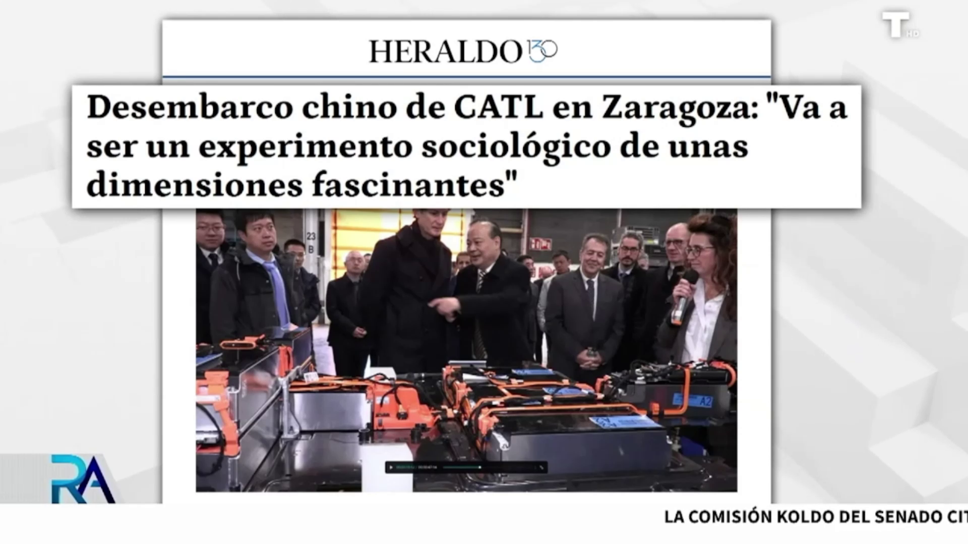 2.000 trabajadores chinos llegarán a Zaragoza para construir la gigafactoría de baterías