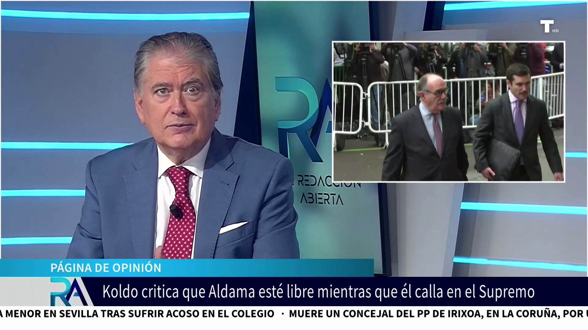 «No me cabe en la cabeza que Aldama esté libre y Cerdán en prisión» Horcajo critica que Koldo García calle en el Supremo y hable ante los medios