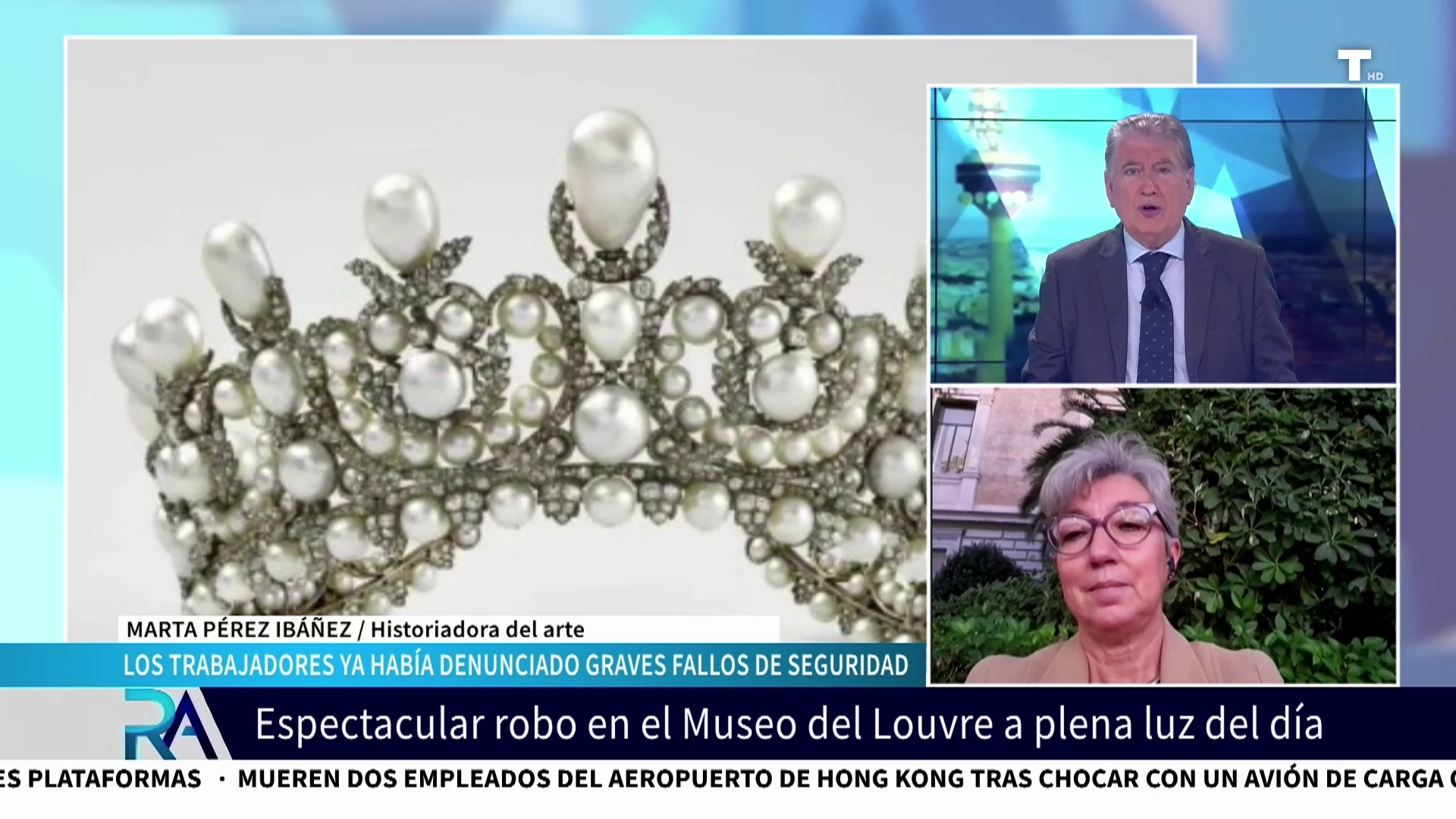ROBO DE PELÍCULA EN EL LOUVRE. Marta Pérez, historiadora: «Lo más seguro es que las joyas terminen desmontadas»