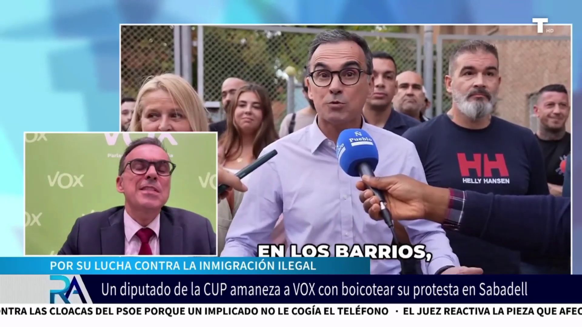 VOX vuelve a Sabadell tras la AMENAZA de la CUP: «No nos asustan»