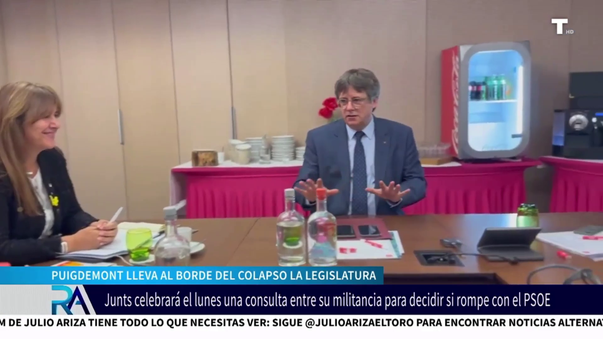 El pulso final de Junts al Gobierno: ruptura inminente desde Perpiñán