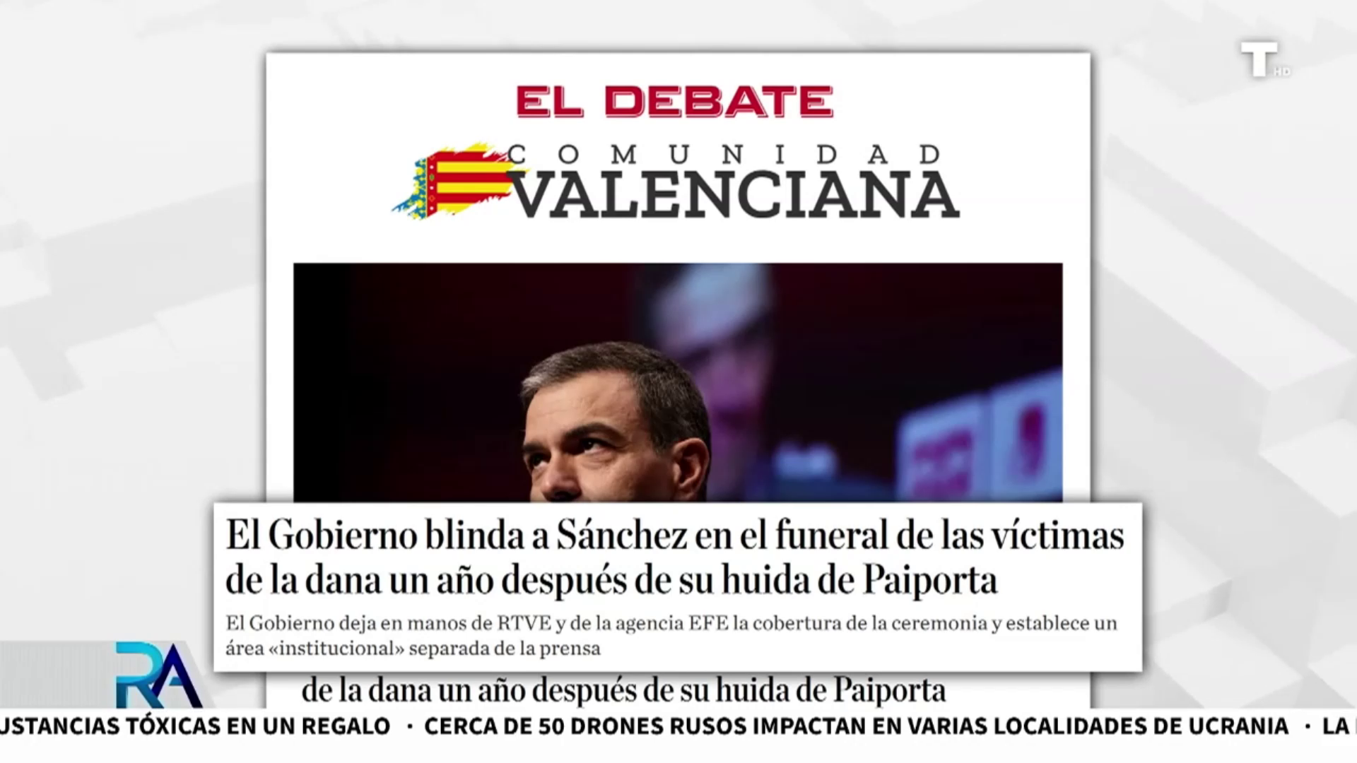 El Gobierno blinda a Sánchez en el funeral de las víctimas de la DANA