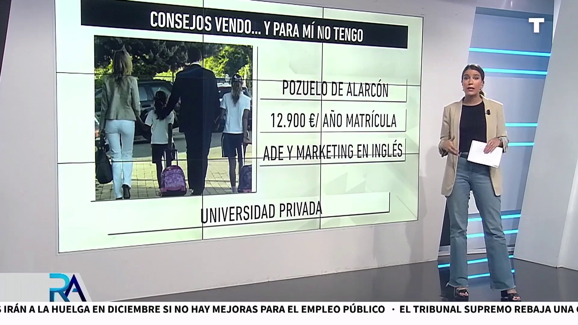 Consejos VENDO y para mí no TENGO: Sánchez manda a su hija a una universidad PRIVADA