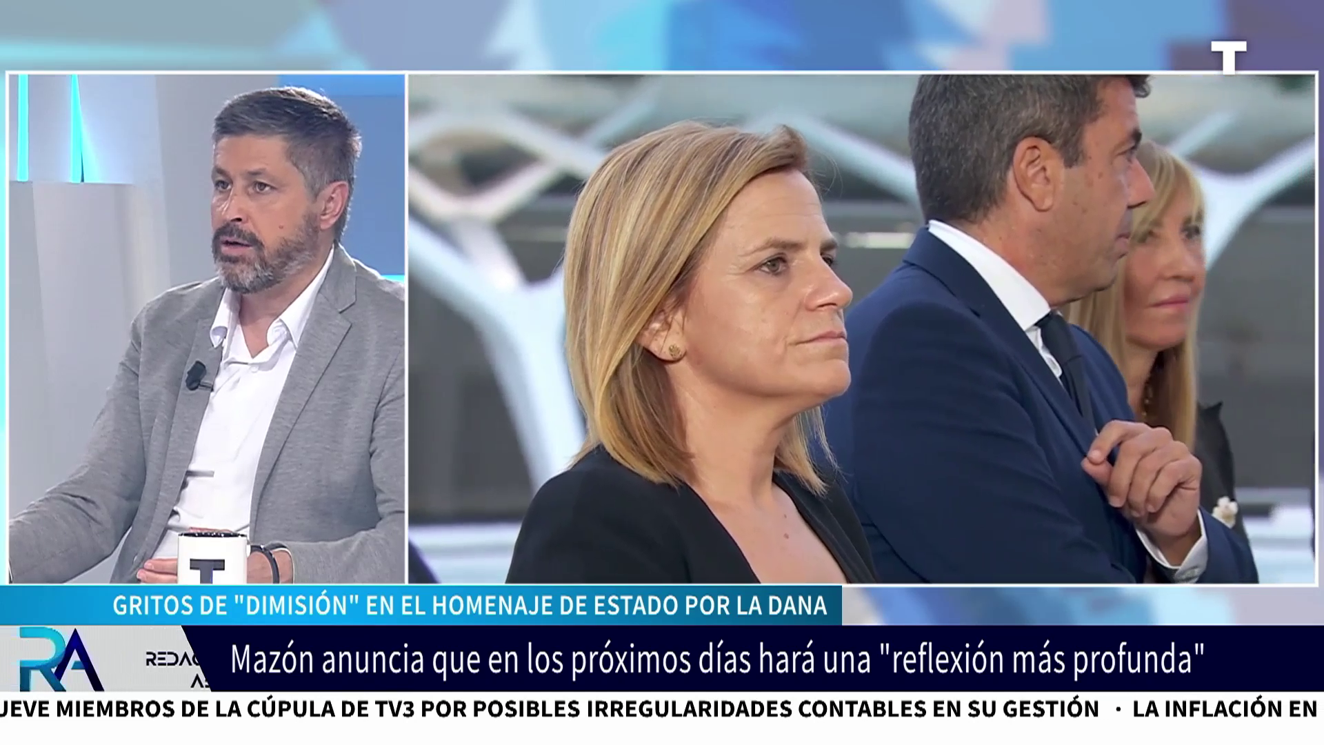 José Rosiñol afea a Mazón que haga una «profunda reflexión» un año después de la DANA