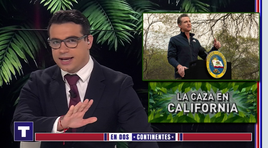 Gavin Newsom busca destronar a Trump como ‘rey de la jungla’