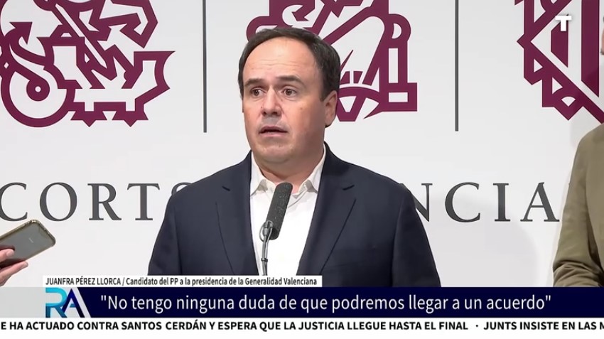 Pérez Llorca se ve capaz de llegar a un acuerdo con VOX en la Generalidad Valenciana
