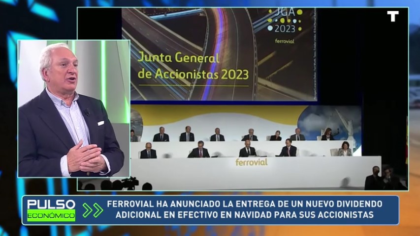 Ferrovial anuncia la entrega de un nuevo dividendo adicional en efectivo para sus accionistas
