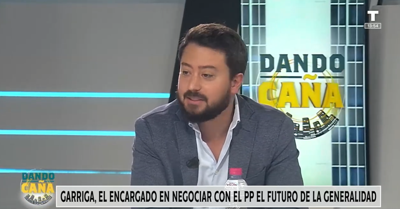 Ignacio Garriga, el encargado de negociar con el PP el futuro de la Generalidad Valenciana