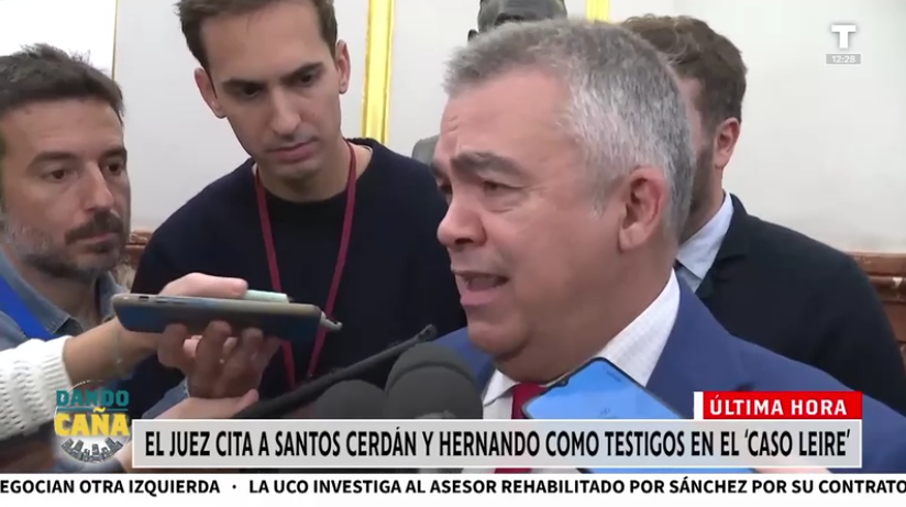 Santos Cerdán y Antonio Hernando, citados como testigos en el ‘caso Leire’