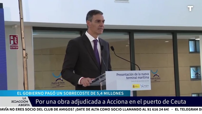 El Gobierno pagó 4,5 millones de sobrecoste por una obra adjudicada a Acciona en el Puerto de Ceuta