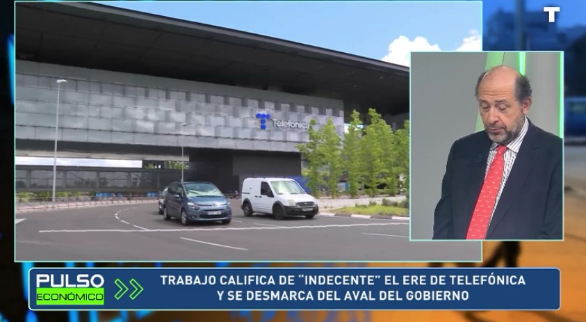 Trabajo califica de indecente el ERE de Telefónica y se desmarca del aval del Gobierno
