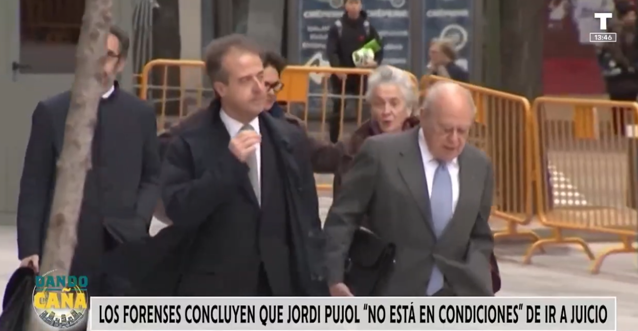 Jordi Pujol no está en condiciones de ir a juicio, según los forenses
