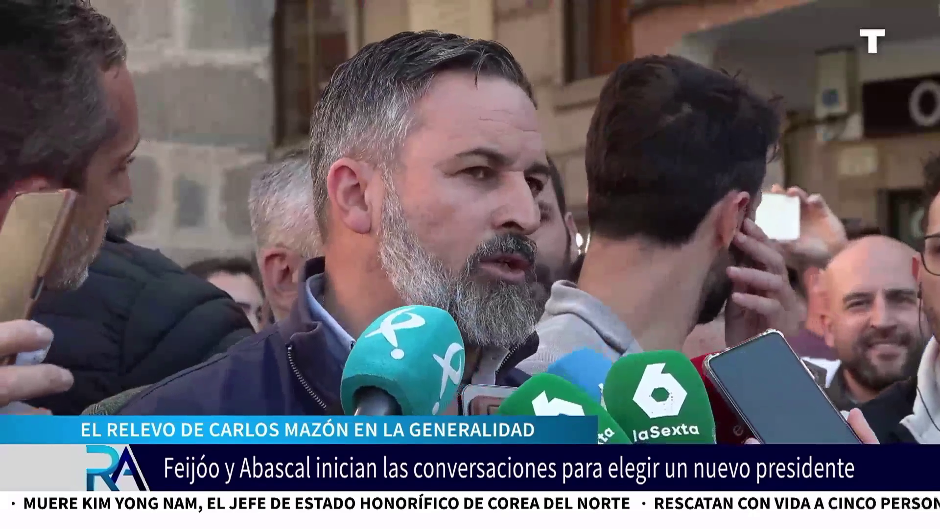 Núñez Feijóo llama a Abascal, ¿Habrá sustituto de Mazón o Elecciones?