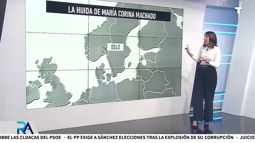 Peluca, barco pesquero y cazas de EE. UU. sobrevolando Venezuela: así fue el periplo de María Corina hasta Oslo