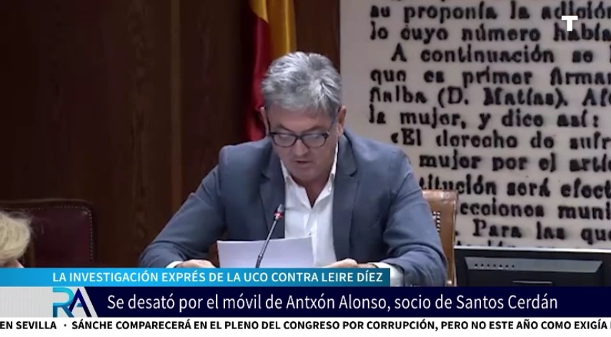 El móvil de Antxón Alonso destapó la investigación exprés de la UCO contra Leire Díez