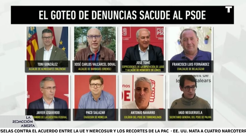 El PSOE blinda a los acusados por acoso sexual: la mayoría de sus alcaldes señalados siguen en el cargo