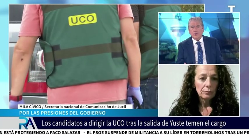 Mila Cívico sobre las presiones del gobierno a la UCO: «Esperamos que el nuevo coronel sea igual de íntegro que Pérez de los Cobos»