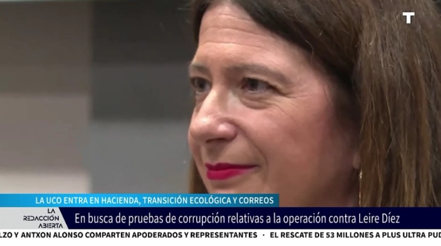 Operación contra Leire Díez: la UCO registra Hacienda, Transición Ecológica y Correos