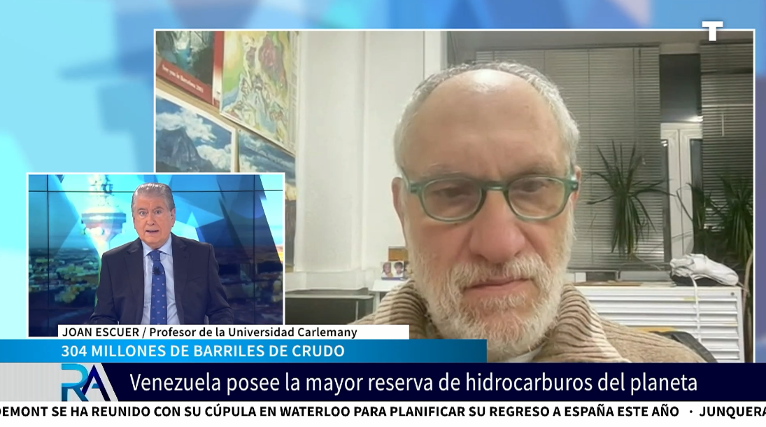 Joan Escuer: «Venezuela tiene un problema con la calidad del petróleo»