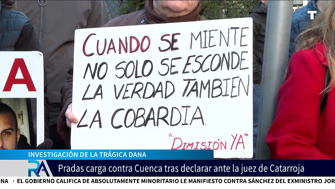 Pradas carga contra Cuenca tras declarar ante la juez de Catarroja