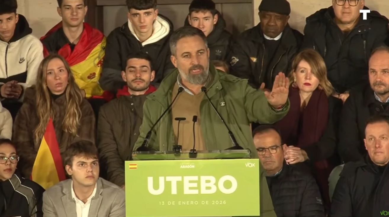 Acto de VOX en la Plaza de España en Utebo, en Zaragoza – El Toro TV