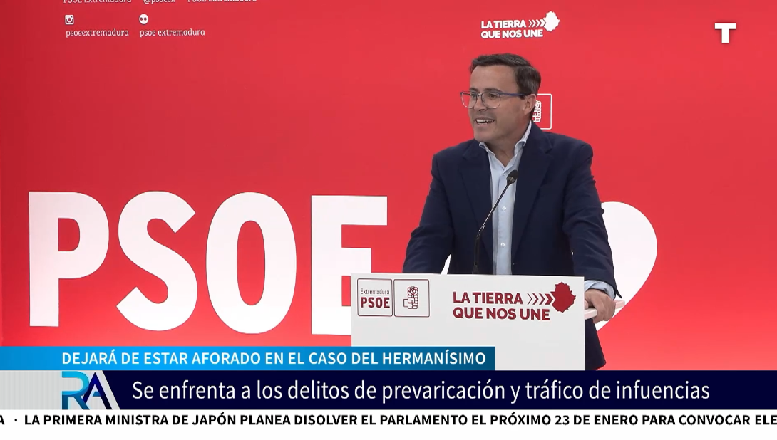 Gallardo renuncia a su acta de diputado y afrontará sin aforamiento en el juicio