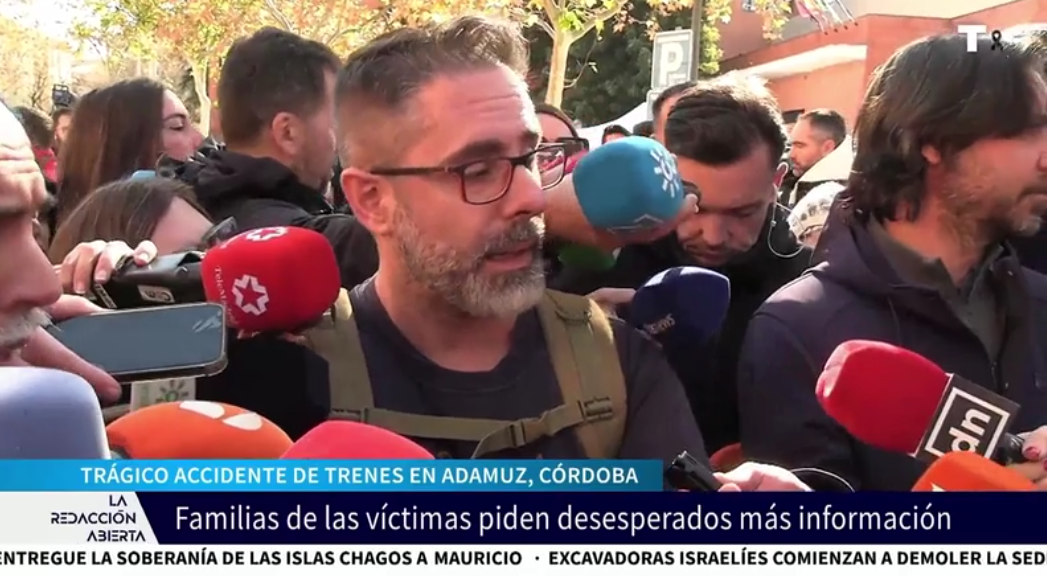 Muchas familias no saben dónde están sus seres queridos tras el accidente de Adamuz