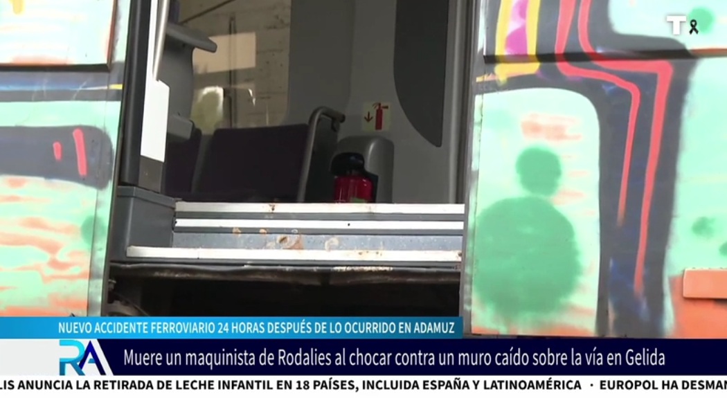 Muere un maquinista de 26 años tras el accidente de Rodalies en Cataluña