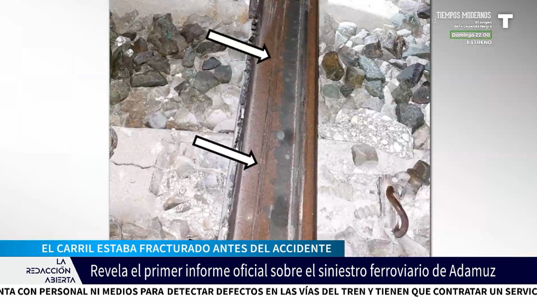 El informe oficial apunta a una vía rota antes del accidente en Adamuz