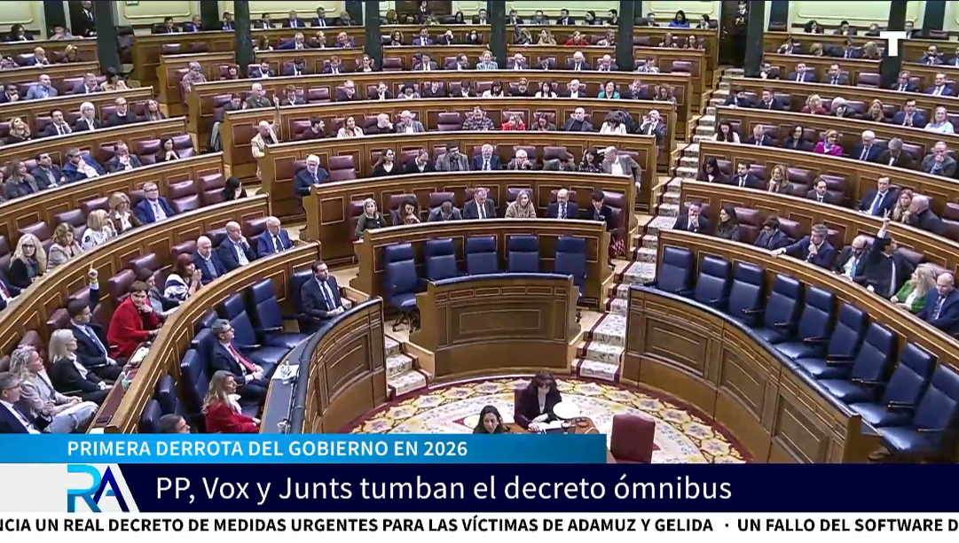 PP, Junts y VOX tumban el decreto ómnibus por las trampas del Gobierno