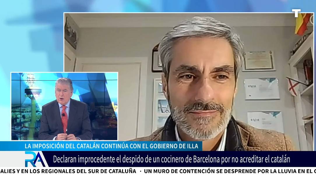Gonzalo de Oro-Pulido: «Collboni tiene pinta de moderado pero hay detrás un radical separatista»