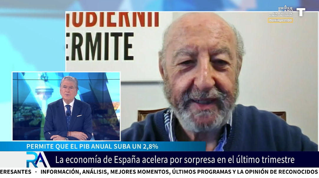José Ramón Riera sobre el crecimiento del PIB en el último trimestre: «El PIB anual ha subido un 2,6% y no un 2,8%»