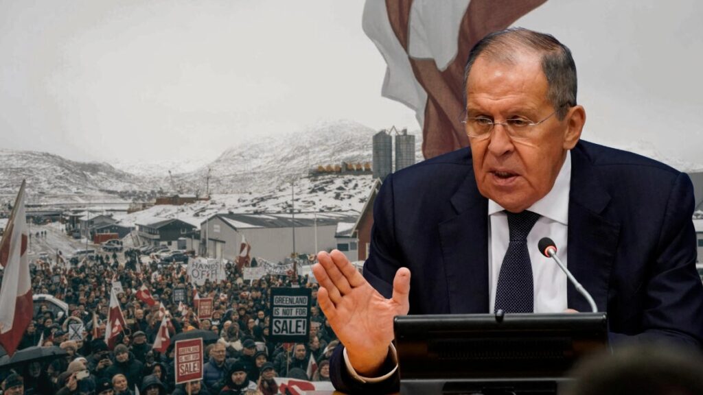 Lavrov da la razón a Trump y afirma que Groenlandia no es parte original de Dinamarca