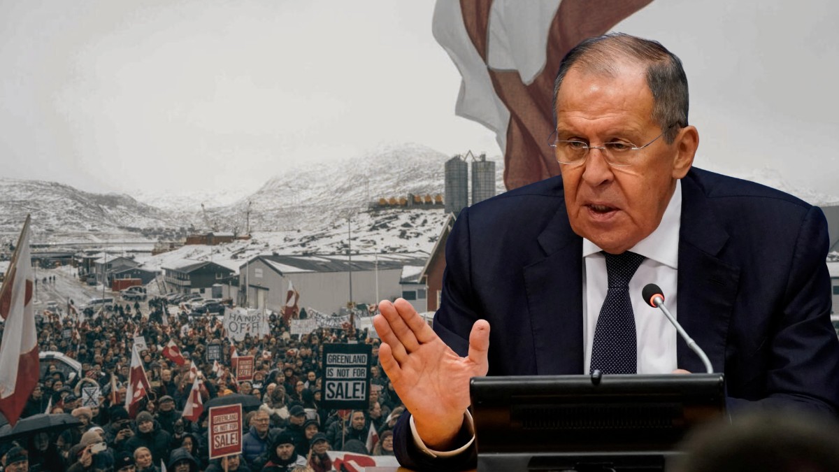 Lavrov da la razón a Trump y afirma que Groenlandia no es parte original de Dinamarca