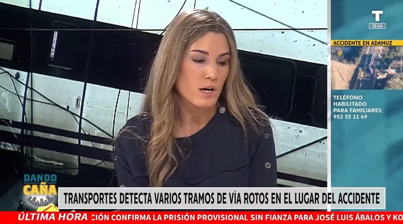 Transportes detecta varios tramos de vía rota en el lugar del accidente