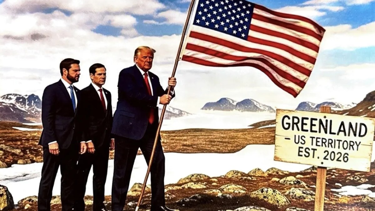 Trump publica imágenes creadas con IA para simular la conquista de Groenlandia y Canadá