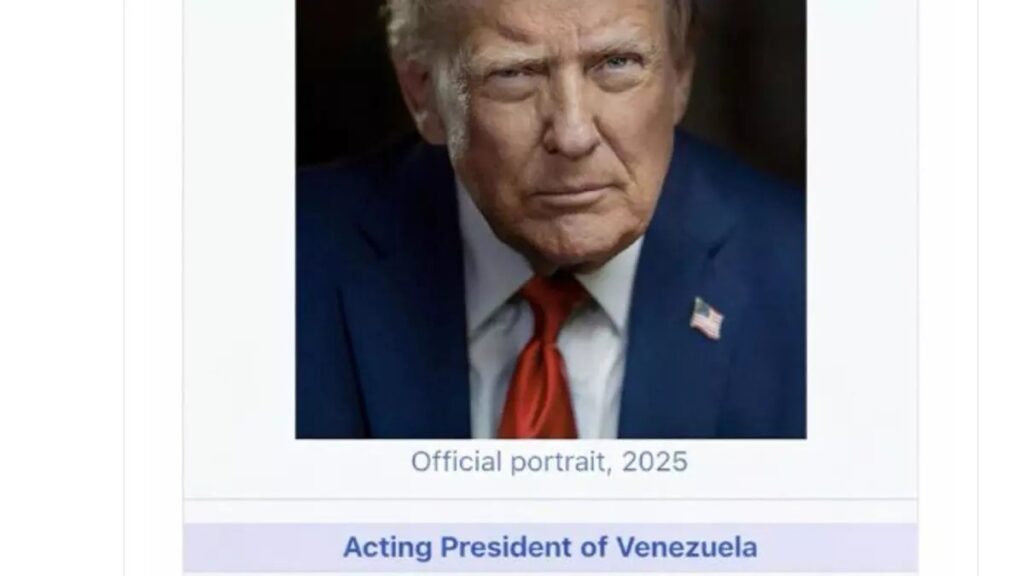 Trump se autoproclama presidente en funciones de Venezuela en redes sociales