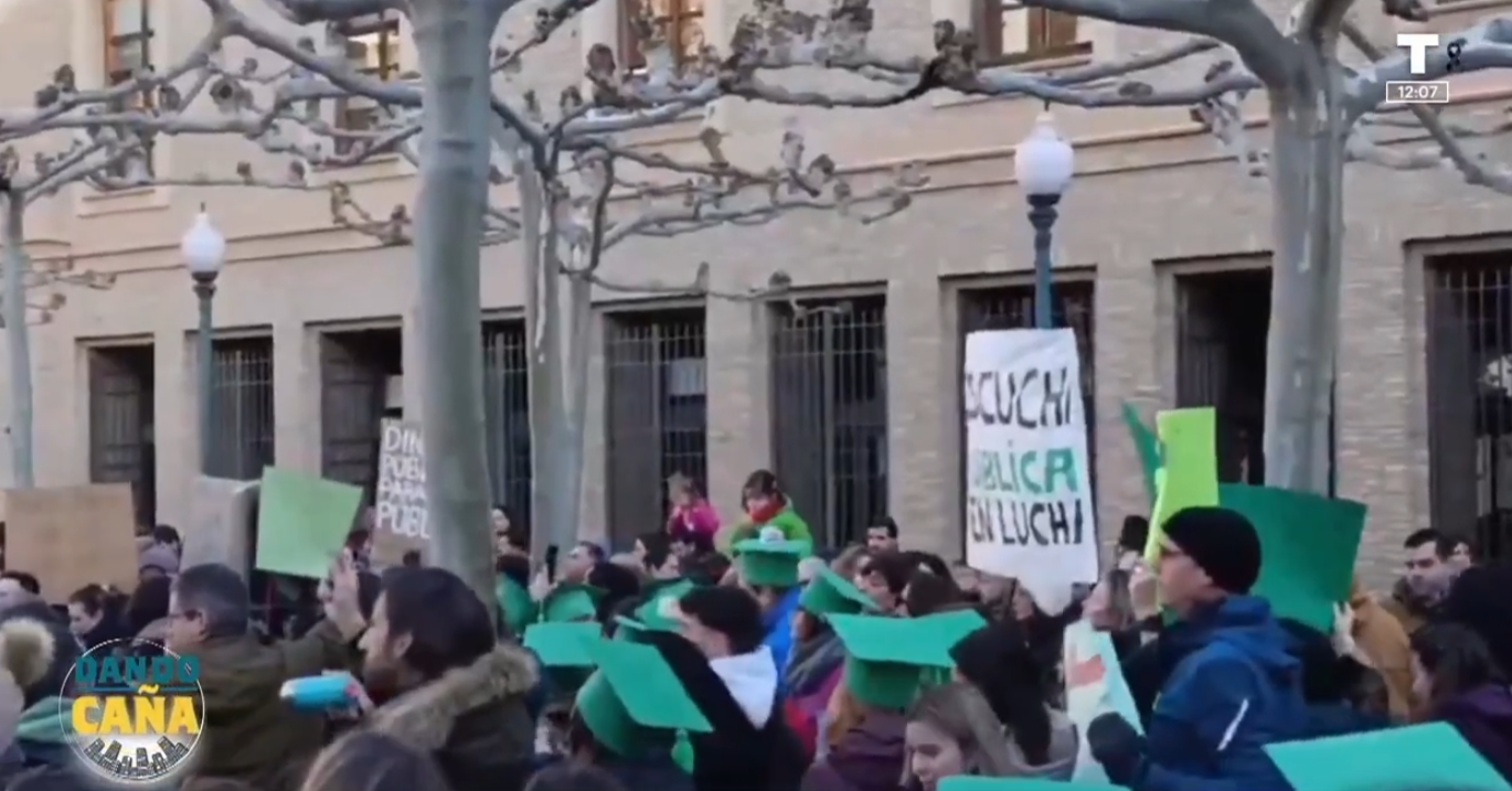 Convocada una huelga de tres días en Aragón por la educación pública