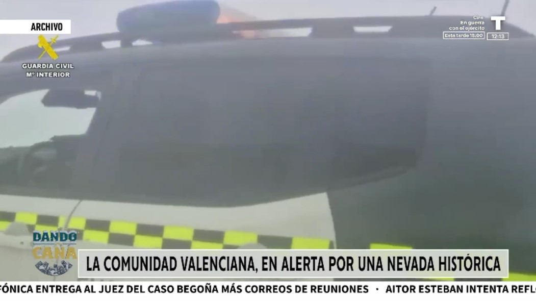 Alerta por una nevada HISTÓRICA en Valencia