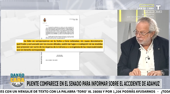 Sánchez se niega a comparecer en el Senado para informar sobre el accidente de Adamuz